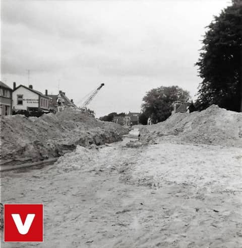 Demping van het Oosterdiep.