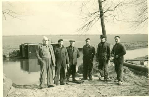 Historische foto van Baggerbedrijf Trip