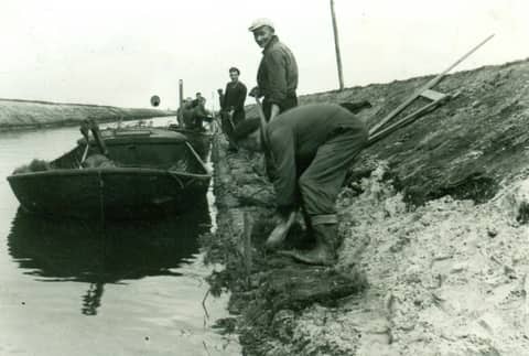Historische foto van Baggerbedrijf Trip