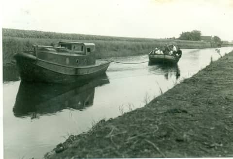Historische foto van Baggerbedrijf Trip