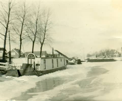Historische foto van Baggerbedrijf Trip