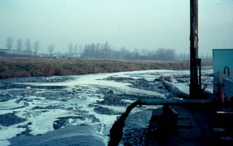 Historische foto van Baggerbedrijf Trip