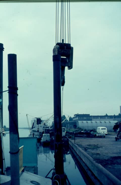 Historische foto van Baggerbedrijf Trip