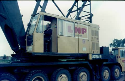 Historische foto van Baggerbedrijf Trip
