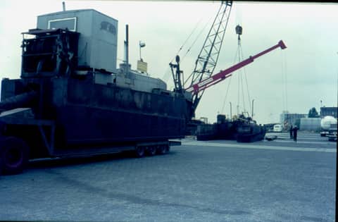 Historische foto van Baggerbedrijf Trip