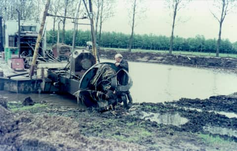 Baggerwerk in Bremerhaven