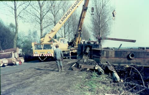 Historische foto van Baggerbedrijf Trip