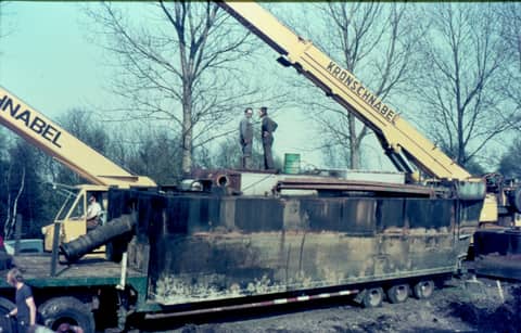 Historische foto van Baggerbedrijf Trip