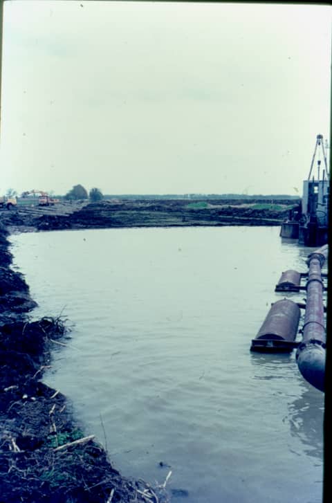 Historische foto van Baggerbedrijf Trip