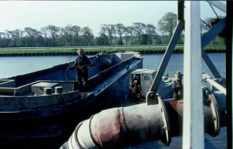 Historische foto van Baggerbedrijf Trip